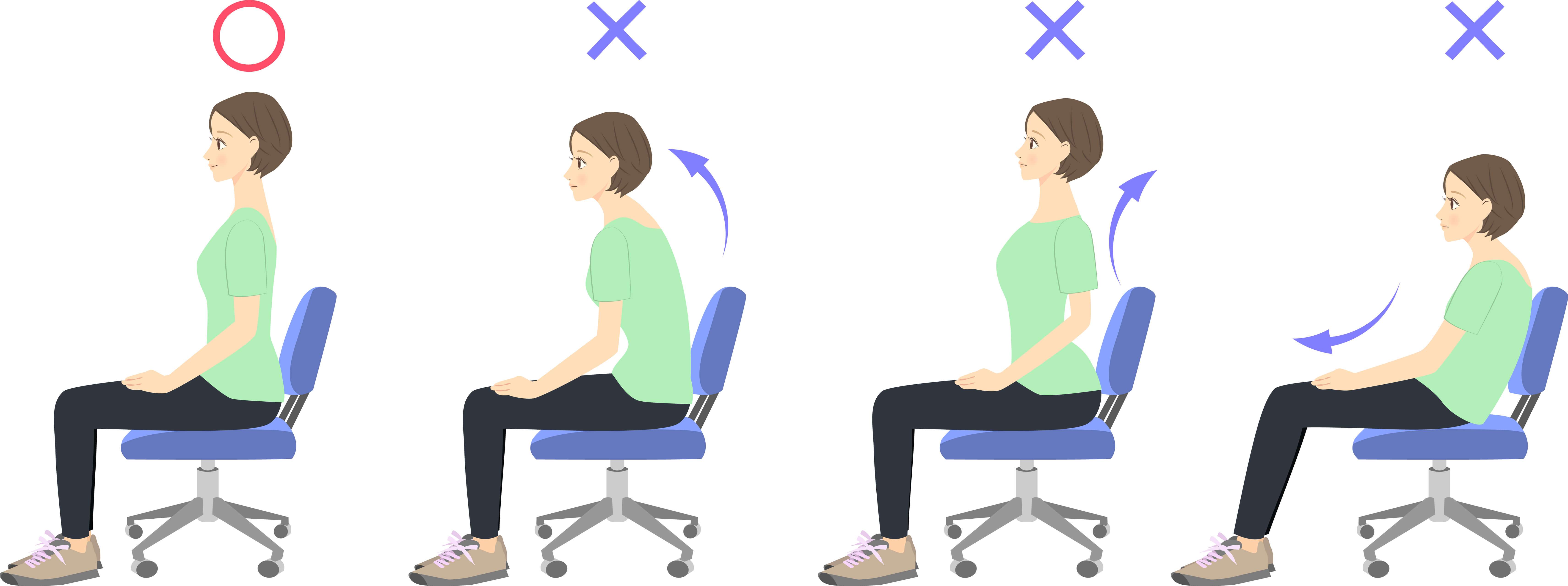 Bad Sitting Posture 2558x6840 How to Achieve the Best Posture When Sitting - Best Tips to Fix Bad Po –  Easy Posture Brands