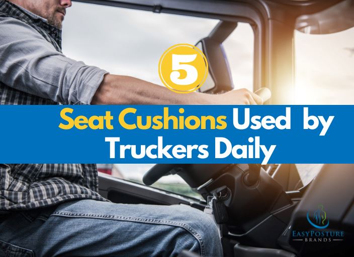 Top 7 Seat Cushions for Truck Drivers - Used by Truckers Daily – Easy  Posture Brands