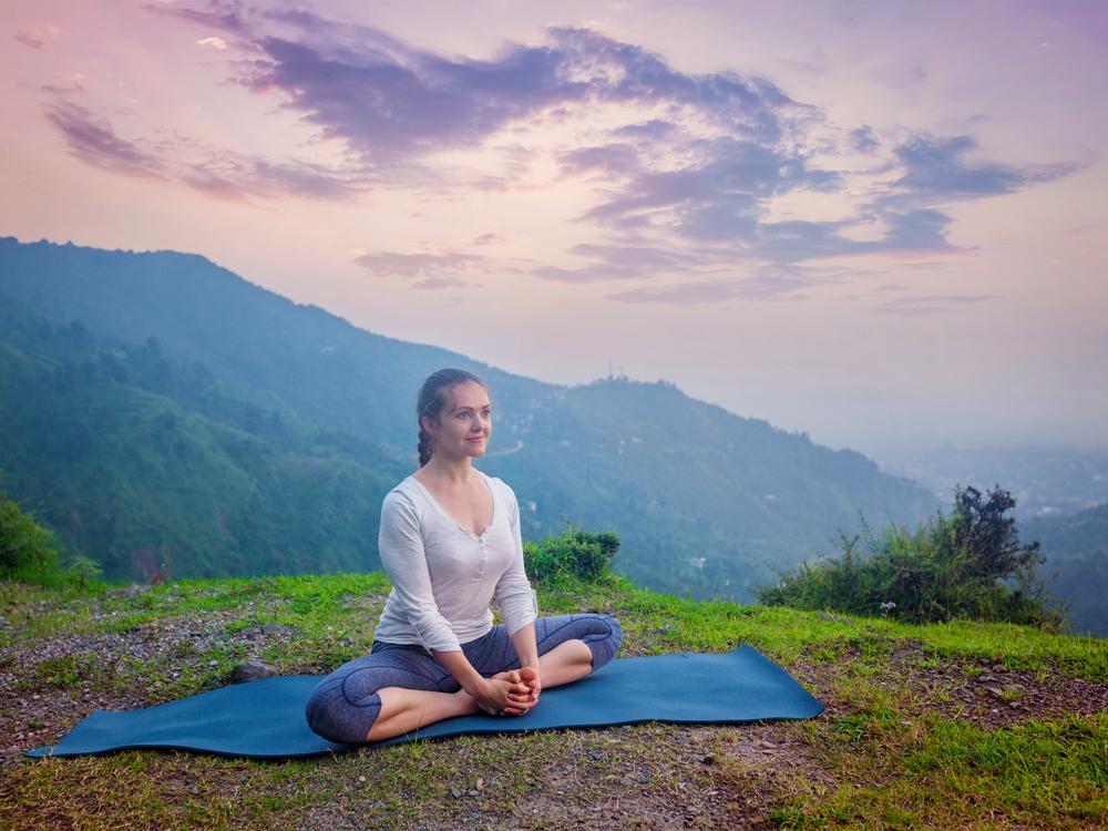 Bound Angle Pose Yoga Back Pain Easy Posture Brands