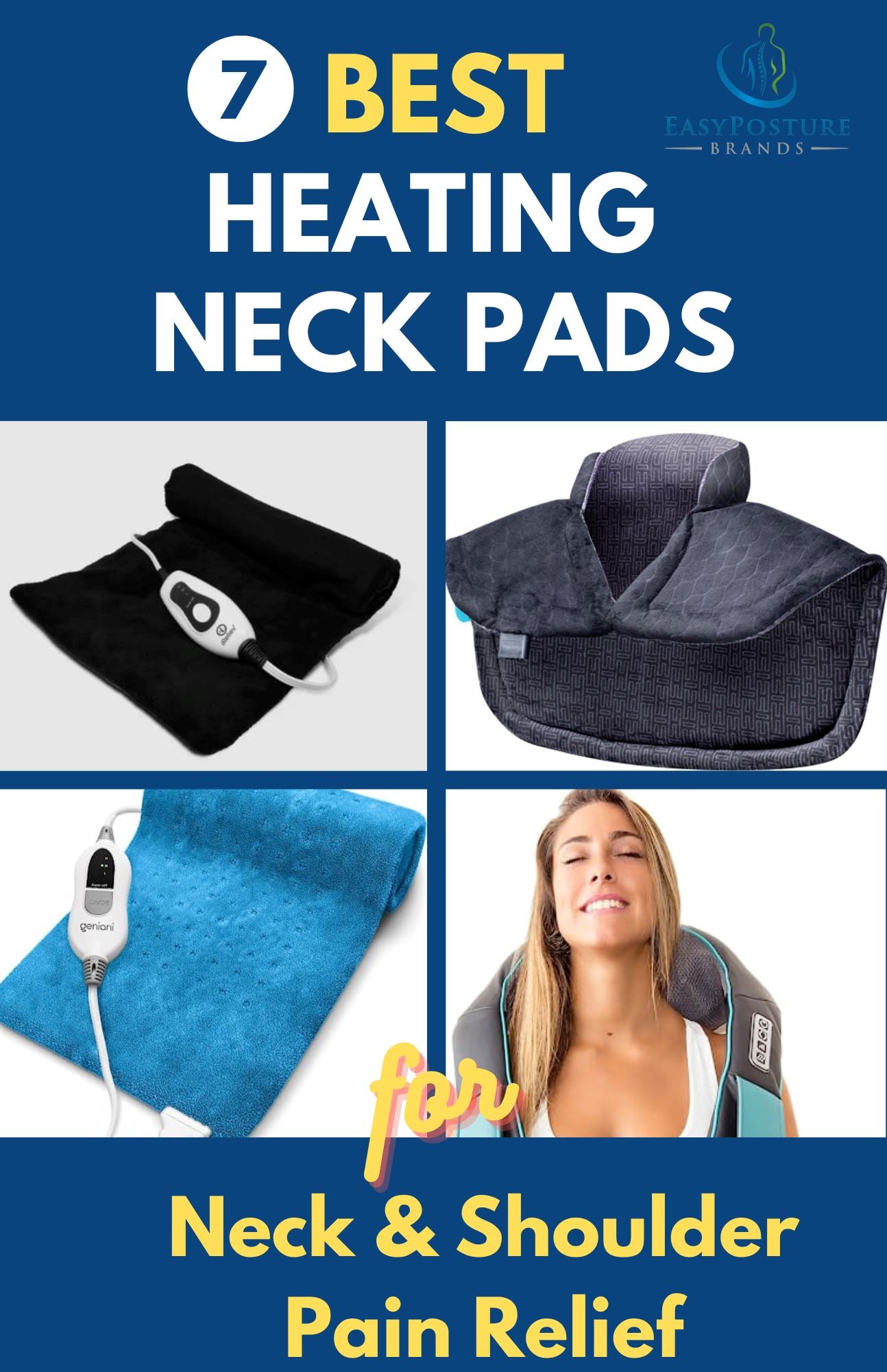 Neck Pad Box 7 Best Heating Neck Pads for Neck Pain Relief – Easy Posture Brands