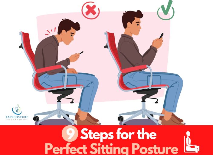 9 Steps To Take For Perfect Sitting Posture – Easy Posture Brands