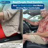 Car Seat Cushion - Wedge Shaped Gel Infused Memory Foam Seat Cushion ComfiLumba 