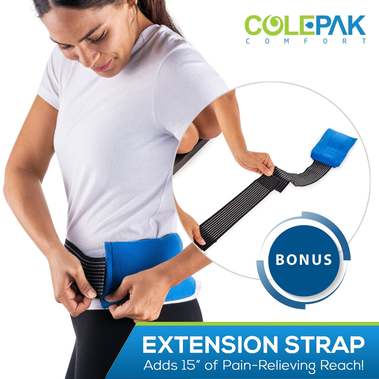 Reusable Gel Ice Packs & Ice Wrap Holder Reusable Hot Cold Pack ColePak Comfort 
