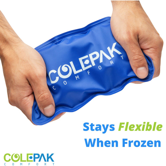 Hot & Cold Reusable Gel Ice Packs & Cover Wrap - ColePak Comfort – Easy ...