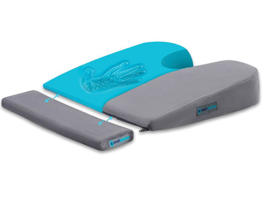 Wedge Cushion - Gel Infused Memory Foam Seat Cushion ComfiLumba 